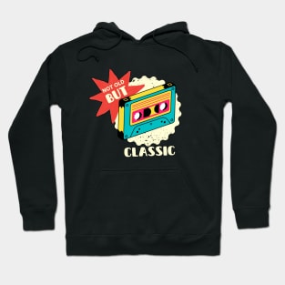 Not Old but Classic Retro Cassette Tape Sticker Hoodie